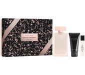 Set narciso rodriguez: for her musc nude, eau de parfum, for women, 100 ml + for her musc nude, hydrating, body lotion, 50 ml + for her musc nude, eau de parfum, for women, 10 ml