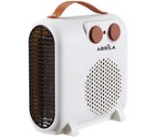 Termoventilador elect.tundra 2000w blanco/marron 2potencias 3funciones protecc.seg.luz ind.24,8x23,3x11,7cm