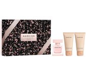 Set narciso rodriguez: cristal, eau de parfum, for women, 50 ml + cristal, hydrating, body lotion, 50 ml + cristal, cleansing, shower gel, all over the body, for all skin types, 50 ml