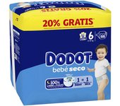 Dodot etapas talla 6 pañales 13-18 kg 66 u