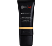 Prebase correctora multiusos tono 02 Black Up, primer en crema facial, acabado radiante mate, unifica tono, minimiza imperfecciones, 30 ml