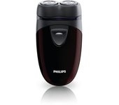 Afeitadora philips pq206/18 2 cabezales se adapta a las curvas de la cara inalambrica 2 pilas aa