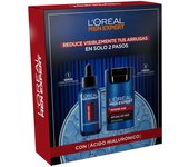 L'Oréal Men Expert Caja Power Age Rutina en 2 pasos Sérum Concentrado + Crema Hidratante Anti-arrugas con Ácido Hialurónico