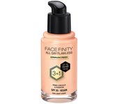 Max Factor Base de maquillaje fluida Facefinity 3 en 1 All Day Flawless, SPF 20 - 40 light marfil, 30 ml