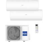 Kit  2x1 Aire Acondicionado Haier Perla 25+35 Premium | 2322 + 3096 Frigorías | Bomba de Calor | Clase A+++