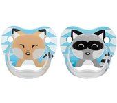 Dr Browns médico Chupete Brown's Prevent Animals 0-6m Azul x2