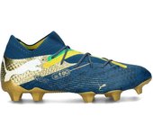 Puma - Bota de fútbol Future 7 Ultimate Neymar Jr FG/AG, Unisex, Sailing Blue-Marine Blue-Pelé Yellow-Grassy, 6.5 UK