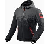 Revit Quantum 2 WB Sudadera con capucha de moto / Chaqueta textil - Negro Rojo