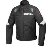 Spidi Flash Evo H2Out Chaqueta textil de motocicleta - Negro Blanco (XL)
