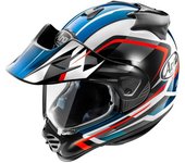 Arai Tour-X5 Discovery Casco de motocross - Blanco Rojo Azul (S)