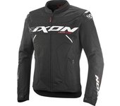 Ixon Ionix Chaqueta textil de moto - Negro Blanco (XL)