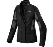 Spidi Traveler 2 Chaqueta textil para motocicletas de señoras - Negro Gris (2XL)