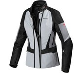 Spidi Traveler 2 Chaqueta textil para motocicletas de señoras - Negro Gris (XS)