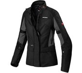 Spidi Traveler 2 Curvy Chaqueta textil para motocicletas de señoras - Negro (48)