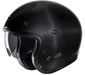 HJC V31 Retro Casco Jet de carbono - Carbono (2XL)
