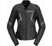 Spidi Evorider 3 Chaqueta de cuero de moto para mujer - Negro (44)