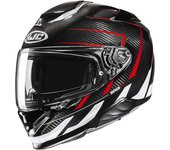 HJC RPHA 71 Carbon Cano Casco - Negro Blanco Rojo (S)