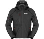 Spidi Mission-V H2Out Chaqueta textil de moto impermeable - Negro (2XL)