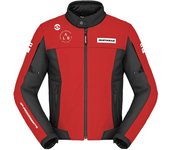 Spidi Corsa Tex 2025 Chaqueta Textil Moto - Negro Rojo (2XL)