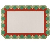 Maisons du Monde Alfombra tufted con bordes recortados multicolor 160x230 cm