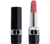 Christian Dior Dior Rouge Satin Matte Labial Crema 757 Pink Paw / Acabado satinado mate suave / Color rosa elegante / Hidratación y confort duradero / 3.5 g
