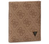 Guess Vezzola Cartera Textil Pequeña Billfold para Hombre Beige/Marrón | WLP-55176 | Cartera de Piel Compacta y Elegante para Uso Diario | EAN 7628067544614