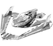 Metal Earth Puzzle 3D Batwing Batman Vs Superman. Rompecabezas De Metal De Batman. Maquetas Para Construir Para Adultos Nivel Desafiante De 9.2 X 9.7 X 4.4 Cm