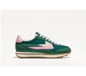 Bershka Zapatilla Deportiva Retro Mujer 37 Verde
