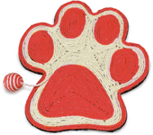Rascador Huella Coral Con Ratón Para Gatos 40 X 36 Cm