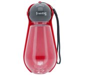 Freedog Bebedero De Viaje Para Perros Y Gatos Color Rojo 400 Ml