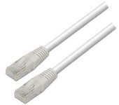 AISENS A135-0251 Cable Red RJ45 Cat6 2m Blanco Conectores Oro UTP