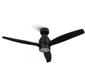 Mellerware Brizy Bright Ventilador de Techo con Luz y Mando 45W Negro