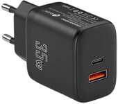 Leotec Cargador Universal de Carga Rápida USB-C y USB-A 35W Negro