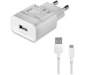 Huawei HW-050100E01 Cargador Original 5V/1A + Cable Micro USB 1m Blanco