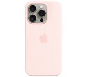 Apple Funda de Silicona con MagSafe Rosa Claro para iPhone 15 Pro