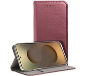 Cool Funda Flip Cover Liso Burgundy para Samsung Galaxy S25 Ultra