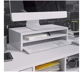 Soporte para monitor Adelis en color blanco brillo 46x13cm