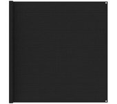 vidaXL Alfombra Para Tienda De Campaña Negro 200x400 Cm