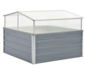 vidaXL Invernadero 100x100x85 Cm Acero Galvanizado Gris