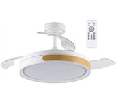 Wonderlamp Ventilador Led Aspas Plegables Nemi Cct Dim (72w)