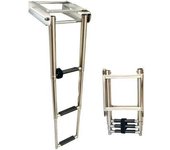 Lalizas Plataforma De Escalera Telescópica Acero Inoxidable