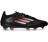 Adidas - Bota de fútbol F50 Pro FG, Unisex, Core Black-Iron Met-Lucid Red, 7 UK