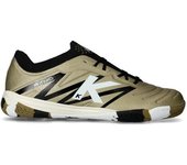 Kelme - Zapatilla de fútbol sala Ritmo, Unisex, ORO, 8,5 USA