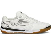 Joma - Zapatilla de fútbol sala Liga 5, Unisex, Blanco-Oro, 44