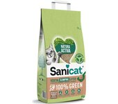 Arena Aglomerante Sanicat 100 % Green para Gatos