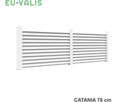 Kit valla de pvc blanco euvalis catania de 78 x 1810,8 cm
