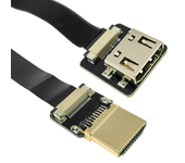 Cable vídeo hdmi plano fpv 20 cm a-macho a a-hembra