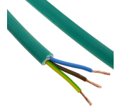 Bobina de cable eléctrico de 3 polos x 2.5 mm² 10 m libre de halógenos lszh