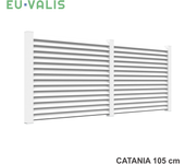 Kit valla de pvc blanco euvalis catania de 105 x 1424,7 cm