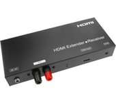 Extensor hdmi prolongador fullhd 1080p a través de cable 2 hilos a 3800m. módulo receptor